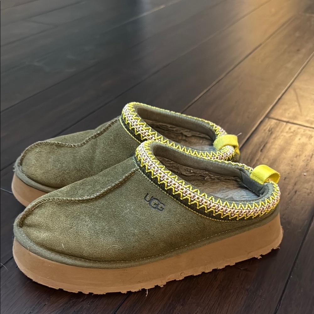 UGG Olive Green Slip-On Shoes